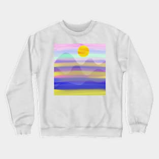 Sunset Rainbow Crewneck Sweatshirt